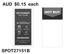 [SPOT1800219S] HOT BUY HEADER CARD -  VIP REWARDS  (SPOT27151 B)25PCS/SET