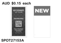 [SPOT1800226S] NEW HEADER CARD -  VIP QR CODE (SPOT27153 A)25PCS/SET